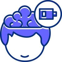 Low Energy Filled Filled Slip Style Icon vector