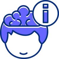 Information Filled Filled Slip Style Icon vector