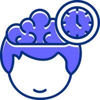 Time Filled Filled Slip Style Icon vector