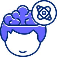 Atomic Filled Filled Slip Style Icon vector
