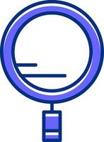Search Filled Slip Style Icon vector