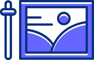 Edit Filled Slip Style Icon vector
