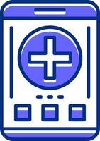 Add Filled Slip Style Icon vector