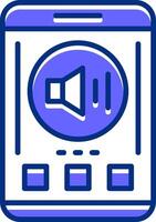 Volume Filled Slip Style Icon vector
