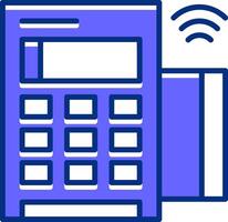 Card reader Filled Slip Style Icon vector