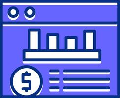 Expense tracker Filled Slip Style Icon vector