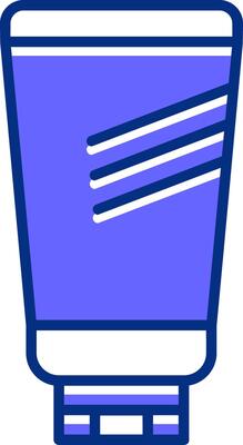 Sunscreen lotion Filled Slip Style Icon