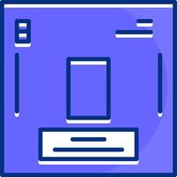 Oxygen Filled Slip Style Icon vector