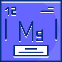 Magnesium Filled Slip Style Icon vector