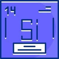 Silicon Filled Slip Style Icon vector