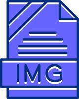 IMG Filled Slip Style Icon vector