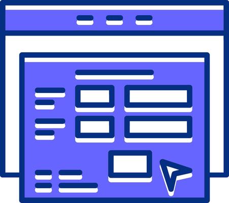Application Form Filled Slip Style Icon