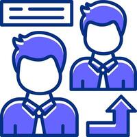 Referral Filled Slip Style Icon vector