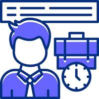 Flexibility Filled Slip Style Icon vector