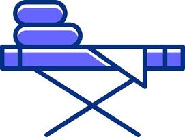 Ironing board Filled Slip Style Icon vector