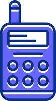 Baby monitor Filled Slip Style Icon vector