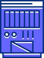 Dehumidifier Filled Slip Style Icon vector