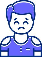 Contempt Filled Slip Icon Style vector