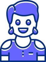 Jubilation Filled Slip Icon Style vector