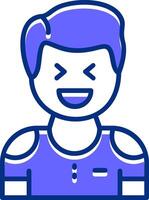 Excitement Filled Slip Icon Style vector