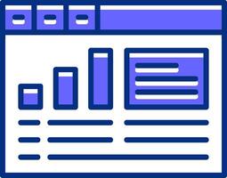 Google Analytics Filled Slip Icon Style vector