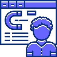 Click map Filled Slip Icon Style vector