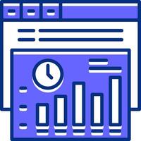 Exit rate Filled Slip Icon Style vector