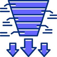 E-commerce tracking Filled Slip Icon Style vector
