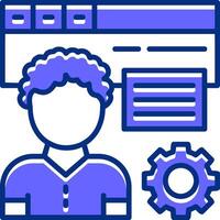 Link outreach Filled Slip Icon Style vector