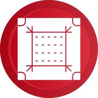 Dots Per Inch Glyph Gradient Button vector