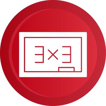 pizarra glifo degradado botón vector