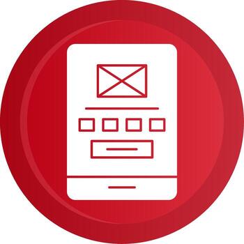 bajo fidelidad estructura metálica glifo degradado botón vector