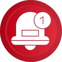 Notification Glyph Gradient Button vector
