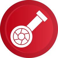 Fisheye Camera Glyph Gradient Button vector