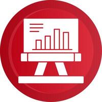 Presentation Glyph Gradient Button vector