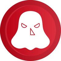 Ghost Glyph Gradient Button vector