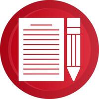 Contract Glyph Gradient Button vector