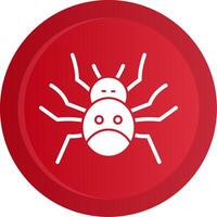 Spider Glyph Gradient Button vector