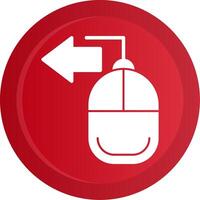 Mouse Glyph Gradient Button vector