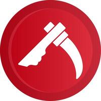 Scythe Glyph Gradient Button vector
