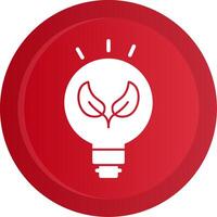 Energy Saving Glyph Gradient Button vector