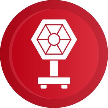 Camera Reflector Glyph Gradient Button vector