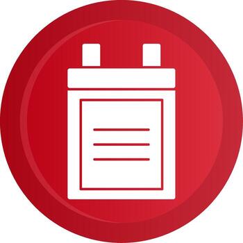 Camera Battery Glyph Gradient Button vector