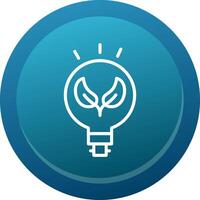 Energy Saving Line Button vector