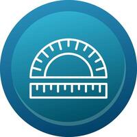 Protractor Line Button vector