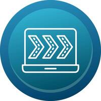 Breadcrumbs Line Button vector