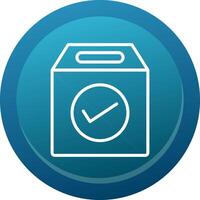 Checkbox Line Button vector