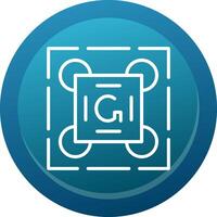 Gestalt Principles Line Button vector