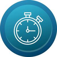 Alarm Clock Line Button vector