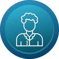 Teacher Line Button vector